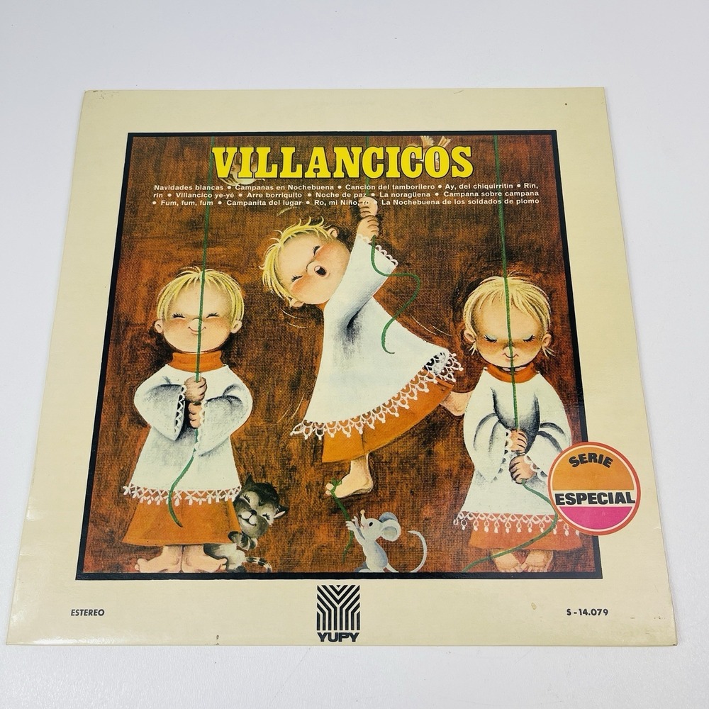 Villancicos Populares Espanoles LP Navidenos  Yupy Vinyl Record